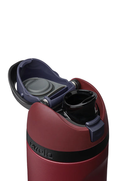 Owala FreeSip 24 oz Stainless Steel Water Bottle in Burgundy Bay