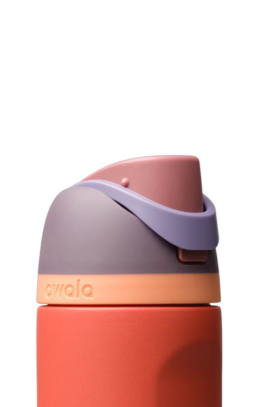 Owala FreeSip 24 oz Stainless Steel Water Bottle in Terracotta Sunset
