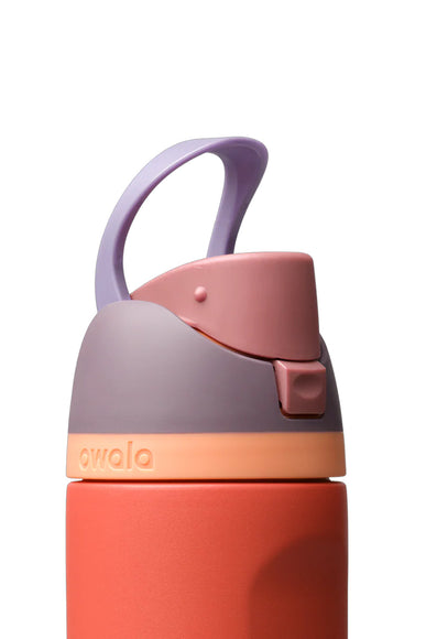 Owala FreeSip 24 oz Stainless Steel Water Bottle in Terracotta Sunset