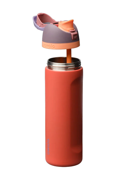 Owala FreeSip 24 oz Stainless Steel Water Bottle in Terracotta Sunset