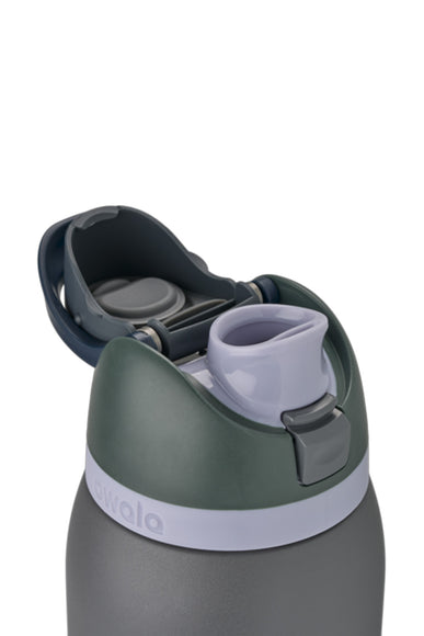 Owala FreeSip 32 oz Stainless Steel Water Bottle in Grey