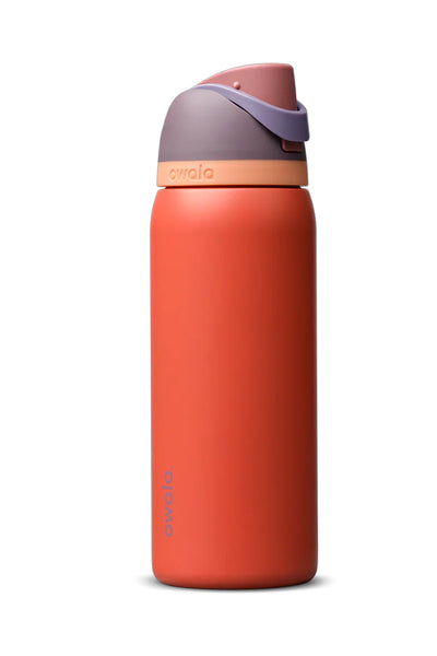 Owala FreeSip 32 oz Stainless Steel Water Bottle in Terracota Sunset