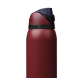 Owala FreeSip 32 oz Stainless Steel Water Bottle in Burgundy Bay
