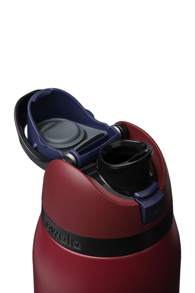 Owala FreeSip 32 oz Stainless Steel Water Bottle in Burgundy Bay