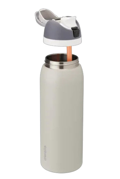 Owala FreeSip 40 oz Stainless Steel Water Bottle in Grey