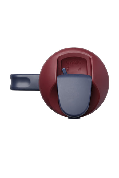 Owala FreeSip Tumbler 40 oz Stainless Steel Water Bottle in Burgundy Bay