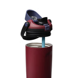 Owala FreeSip Sway 30 oz Stainless Steel Water Bottle in Burgundy Bay