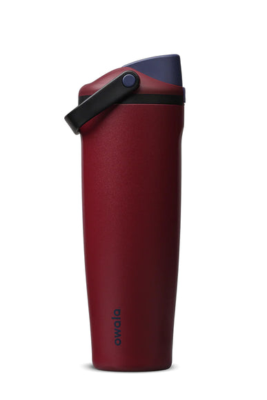 Owala FreeSip Sway 40 oz Stainless Steel Water Bottle in Burgundy Bay