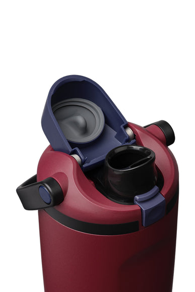 Owala FreeSip Sway 40 oz Stainless Steel Water Bottle in Burgundy Bay