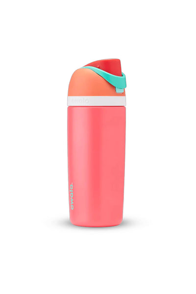 Owala Youth FreeSip 16 oz Stainless Steel Water Bottle in Fireball