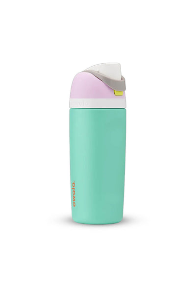 Owala Youth FreeSip 16 oz Stainless Steel Water Bottle in Making Waves