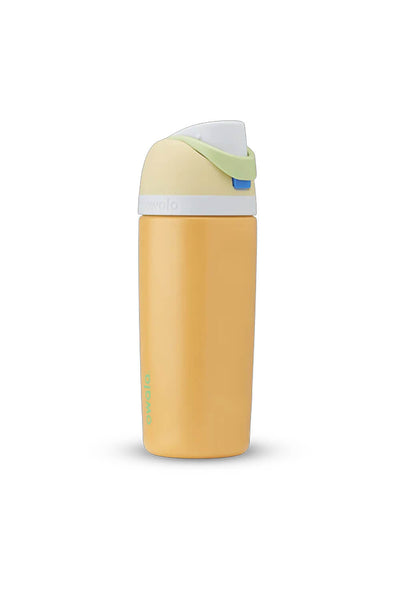 Owala Youth FreeSip 16 oz Stainless Steel Water Bottle in Yellow