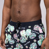 Party Pants Here To Bang Swim Shorts for Men in Black