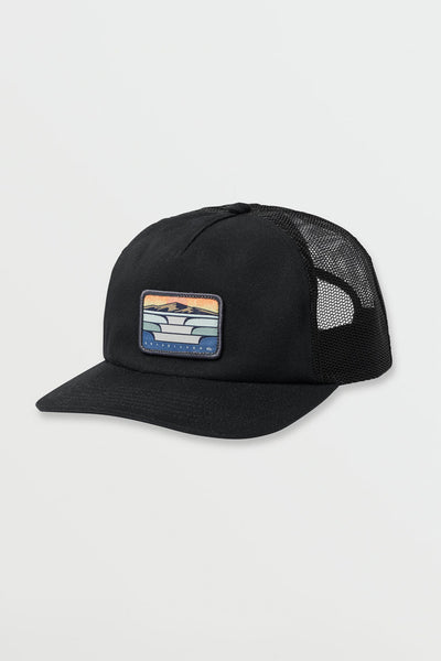 Quiksilver Woodsy Trucker Hat for Men in Black