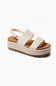 Reef Water Vista Higher Sandals for Women in White