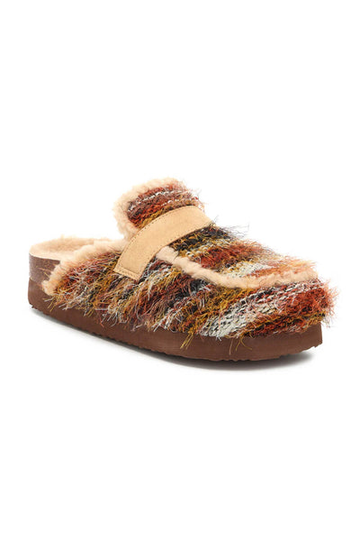 Rocket Dog Artic Clog Mules for Women in Brown Multi