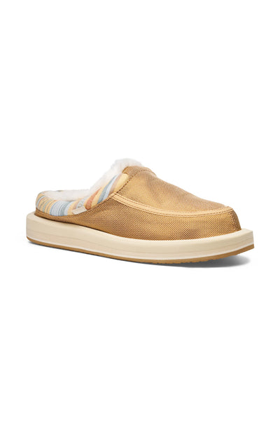 Sanuk Donna Cozy Mules for Women in Tan
