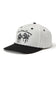 Seager Los Rios Canvas Snapback Hat for Men in Cream/Black
