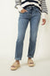 Silver Jeans Boyfriend Mid Rise Slim Luxe Stretch Jeans for Women