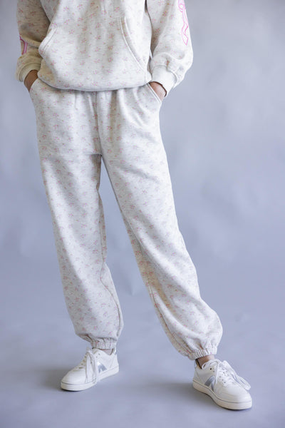Simply Southern Alice Bow Jogger for Women in Grey