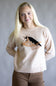 Simply Southern Anastasia Horse Crew Neck Sweater for Women in Tan