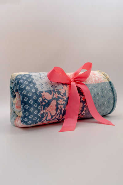 Simply Southern Simply Soft Quilt Pattern Throw Blanket in Multi