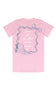 Simply Southern Womens Plus Size Just A Girl T-Shirt for Women in Pink