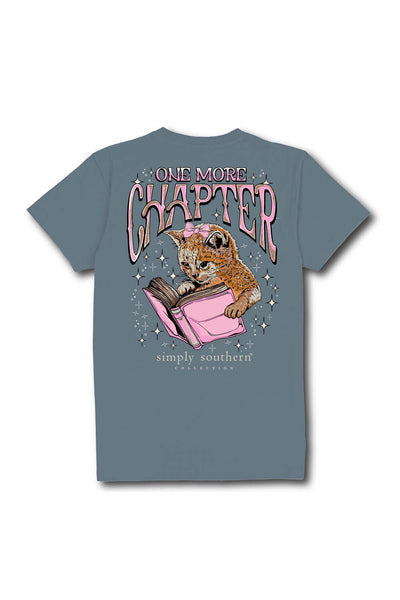 Simply Southern Plus Size Chapter T-Shirt for Women in Blue