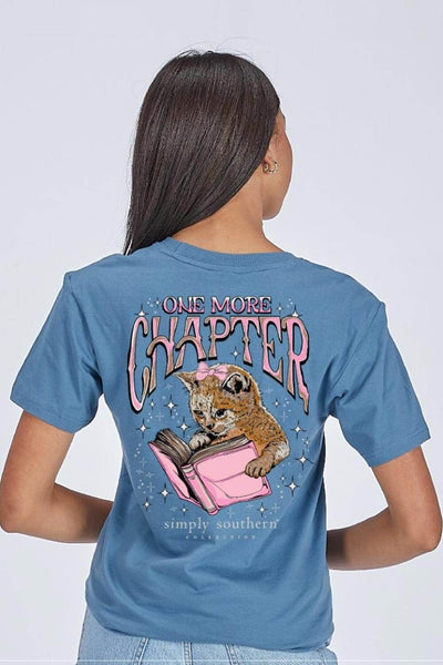 Simply Southern Chapter T-Shirt for Women in Blue