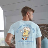 Simply Southern Mens Shirt Beer T-Shirt for Men in Ice