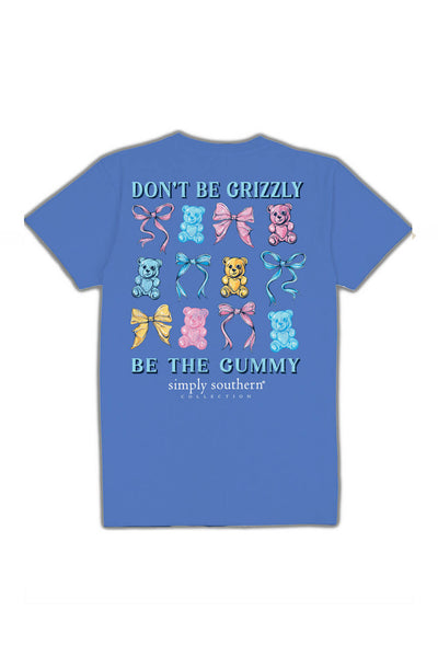 Simply Southern Youth Be The Gummy T-Shirt for Girls in Blue