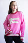 Simply Southern Harper Mama Claus Sweater for Women in Pink