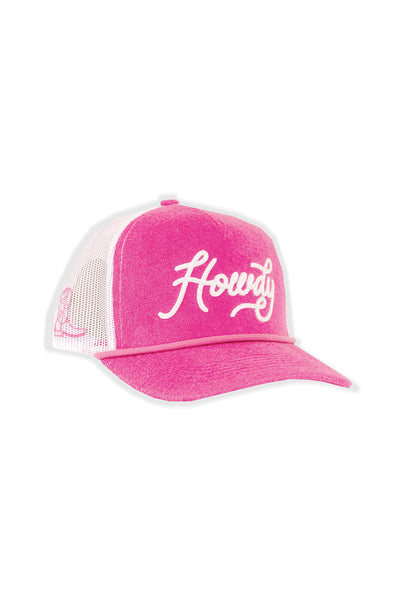 Simply Southern Embroidered Howdy for Women in Pink