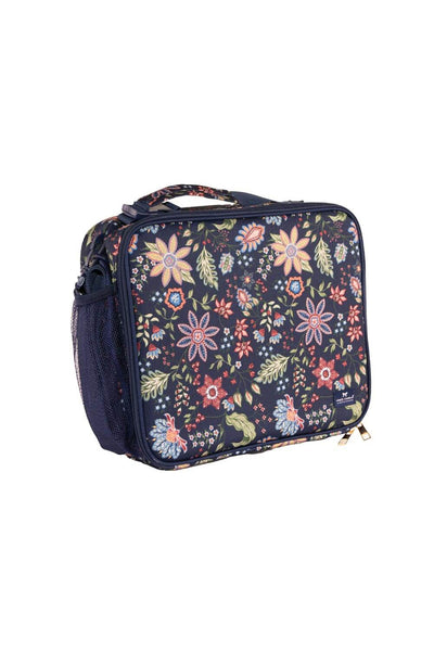 Simply Southern Lunch Bag in Navy Blue Floral