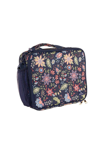 Simply Southern Lunch Bag in Navy Blue Floral