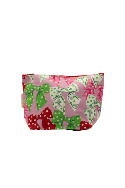 Simply Southern Travel Seaside Pouch Bag in Pink Bows