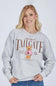 Womens Simply Southern Tailgate Bear Crewneck for Women in Grey