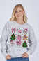 Simply Southern Trees Crewneck for Women in Light Grey