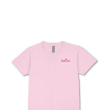 Simply Southern Youth Cow Logo T-Shirt for Girls in Light Pink