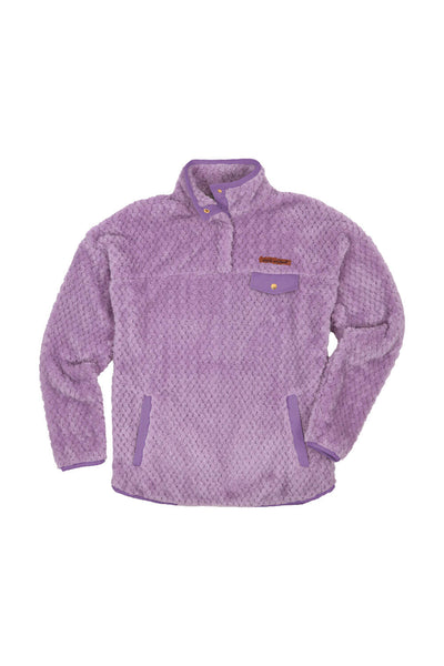 Simply Southern Youth Simply Soft Pullover for Girls in Purple