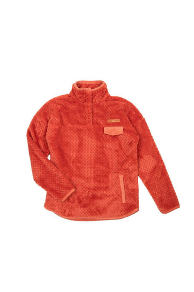 Simply Southern Youth Simply Soft Pullover for Girls in Spice
