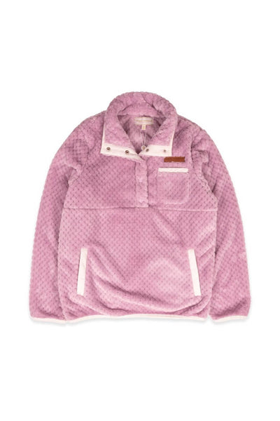 Simply Southern Simply Soft Pullover for Girls in Lilac Purple