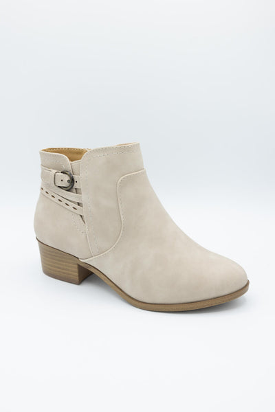 Soda Boylet Ankle Booties for Women in Clay