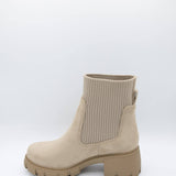 Soda Shoes Zordy Lug Booties for Women in Light Brown
