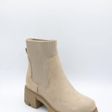 Soda Shoes Zordy Lug Booties for Women in Light Brown