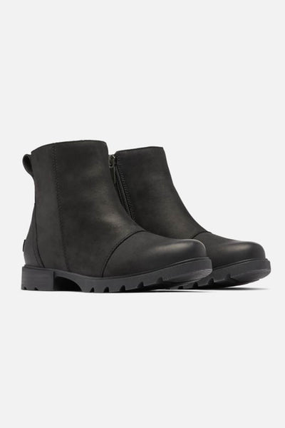 Sorel Emelie Zip Booties for Women in Black