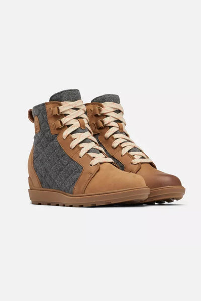 Sorel Evie II NW Lace Velvet Booties for Women in Brown
