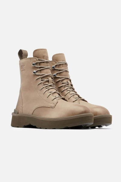 Sorel Hi-Line Heel Lace Booties for Women in Taupe