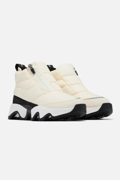 Sorel Kinetic Impact Puffy Zip Booties for Women in White