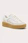 Sorel Out N About Ave T-Toe Sneakers for Women in Sea Salt, Gum